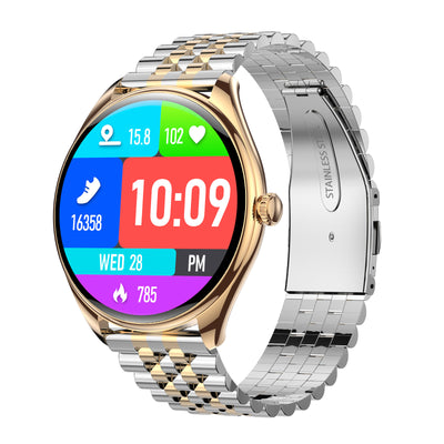 Ultra-thin 143-inch Smart Watch Heart Rate Blood Oxygen Bluetooth Calling Voice Assistant