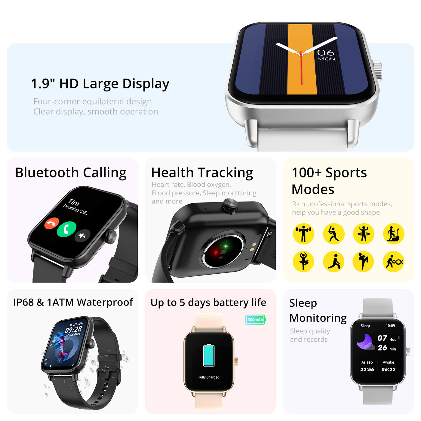 Household Portable Voice Call Smart Watch