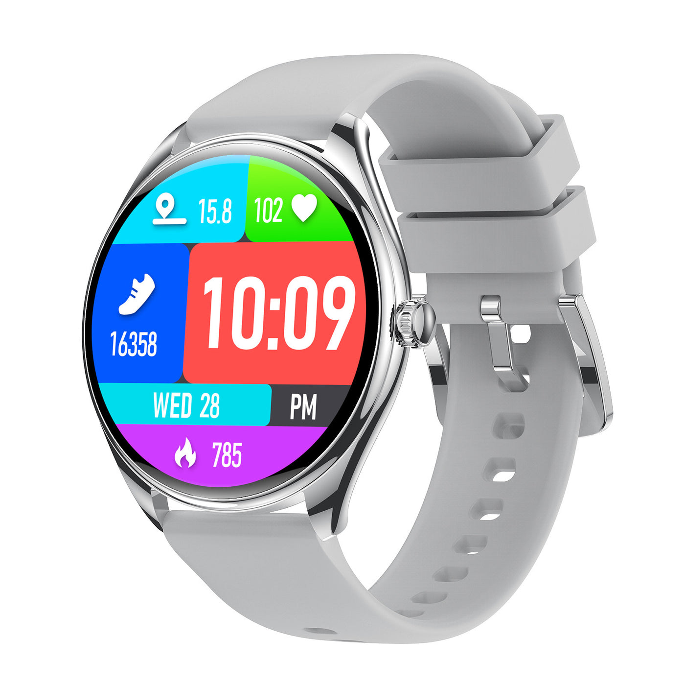 Ultra-thin 143-inch Smart Watch Heart Rate Blood Oxygen Bluetooth Calling Voice Assistant