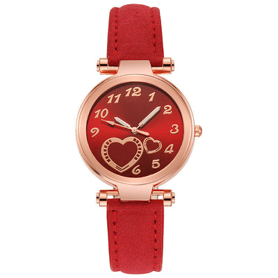 Women's Retro Love Watch Jewelry Set